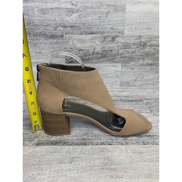 Kenneth Cole Reaction Beige Open Toe Block Heel Sandals Womens Size 8.5M - Picture 7 of 8